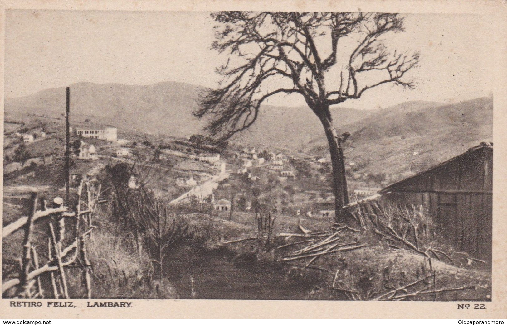 POSTCARD BRASIL BRAZIL  - RETIRO FELIZ  - LAMBARY - MINAS GERAIS - Belo Horizonte