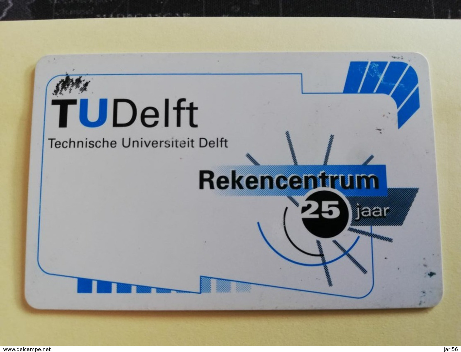 NETHERLANDS  ADVERTISING CHIPCARD HFL 2,50   CRE 212 TU DELFT         Fine Used   ** 3218** - Privé
