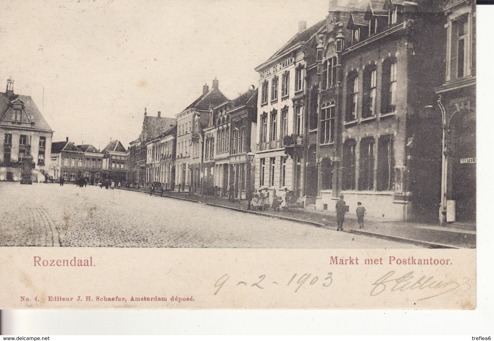 ROOSENDAAL -1903 - Markt Met Postkantoor - - Roosendaal