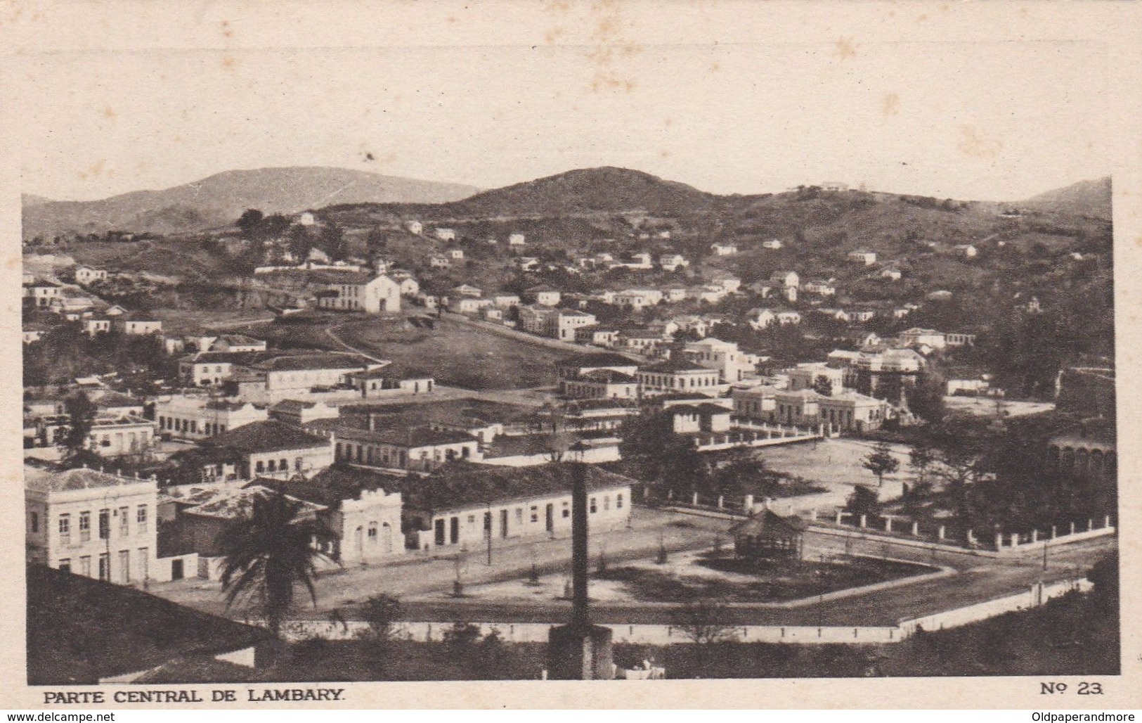 POSTCARD BRASIL BRAZIL  - PARTE CENTRAL DE   LAMBARY - MINAS GERAIS - Belo Horizonte