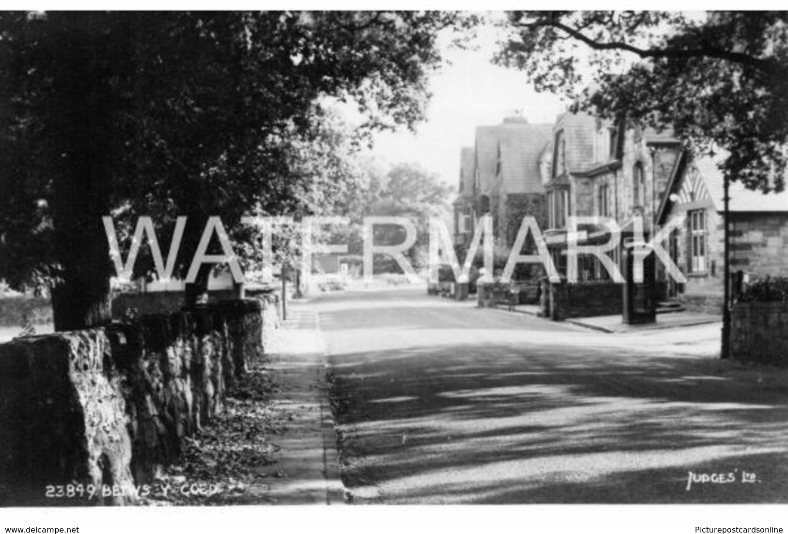 BETWS Y COED OLD R/P POSTCARD WALES - Caernarvonshire