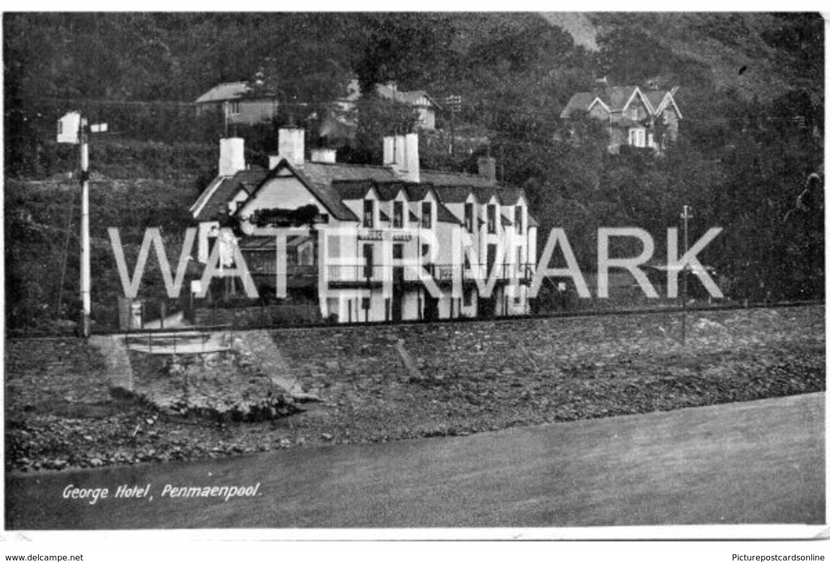 PENMAENPOOL GEORGE HOTEL OLD R/P POSTCARD WALES - Merionethshire