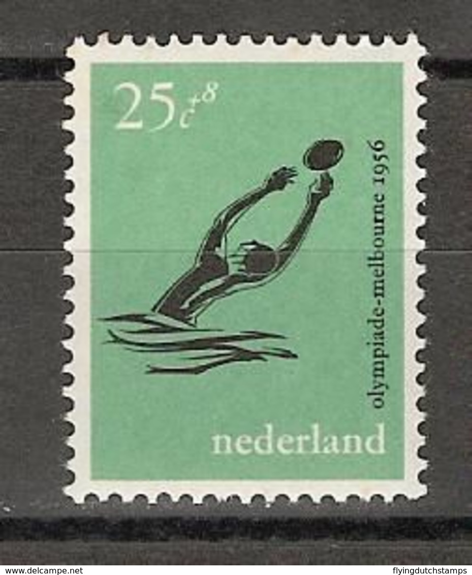 NVPH Nederland Netherlands Pays Bas Niederlande Holanda 680 MNH Waterpolo, Water Polo.1956 - Wasserball