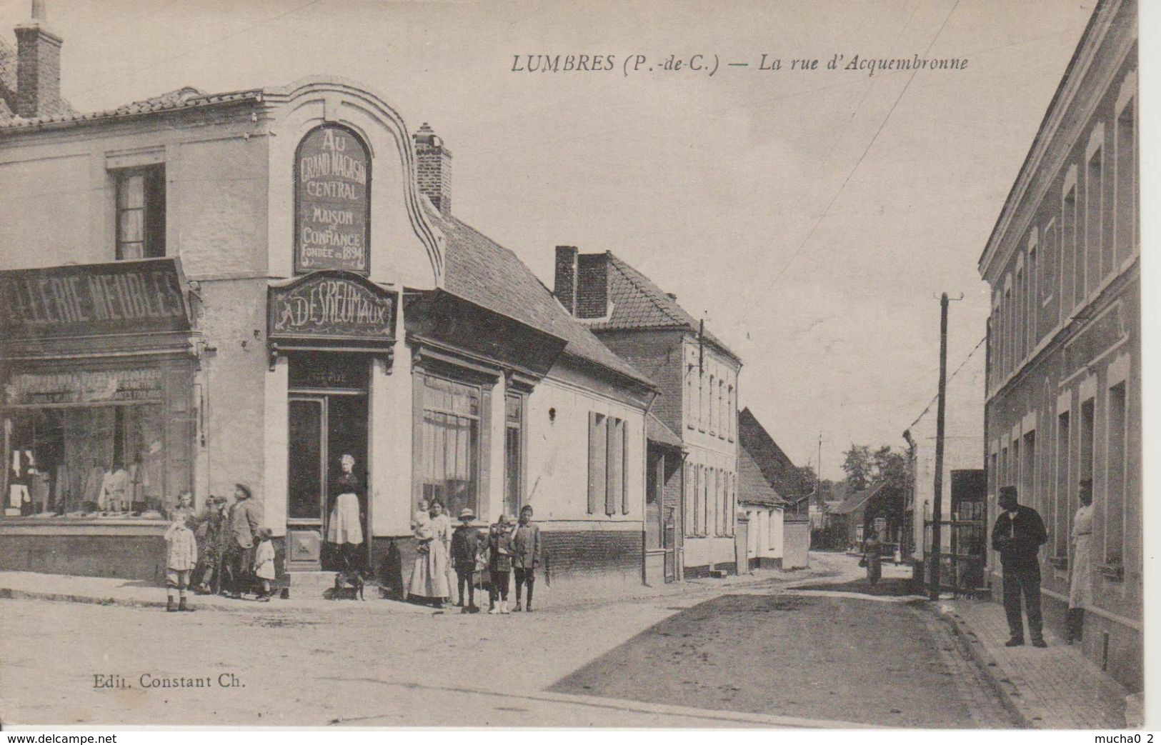 62 - LUMBRES - LA RUE D'ACQUEMBRONNE - Lumbres