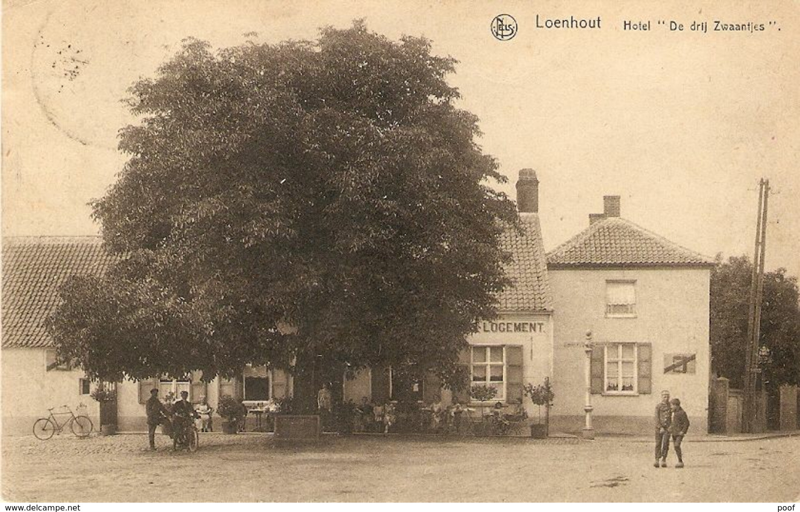 Loenhout : Hotel " De Drij Zwaantjes " 1926 - Wuustwezel