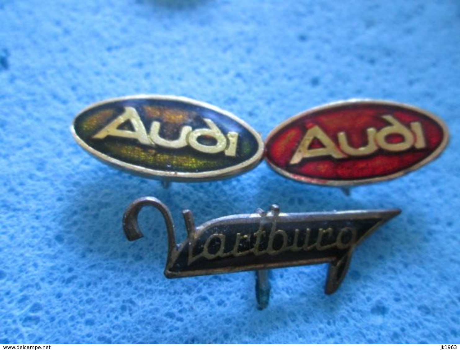 AUDI AND WARTBURG,  THREE BADGES - Audi