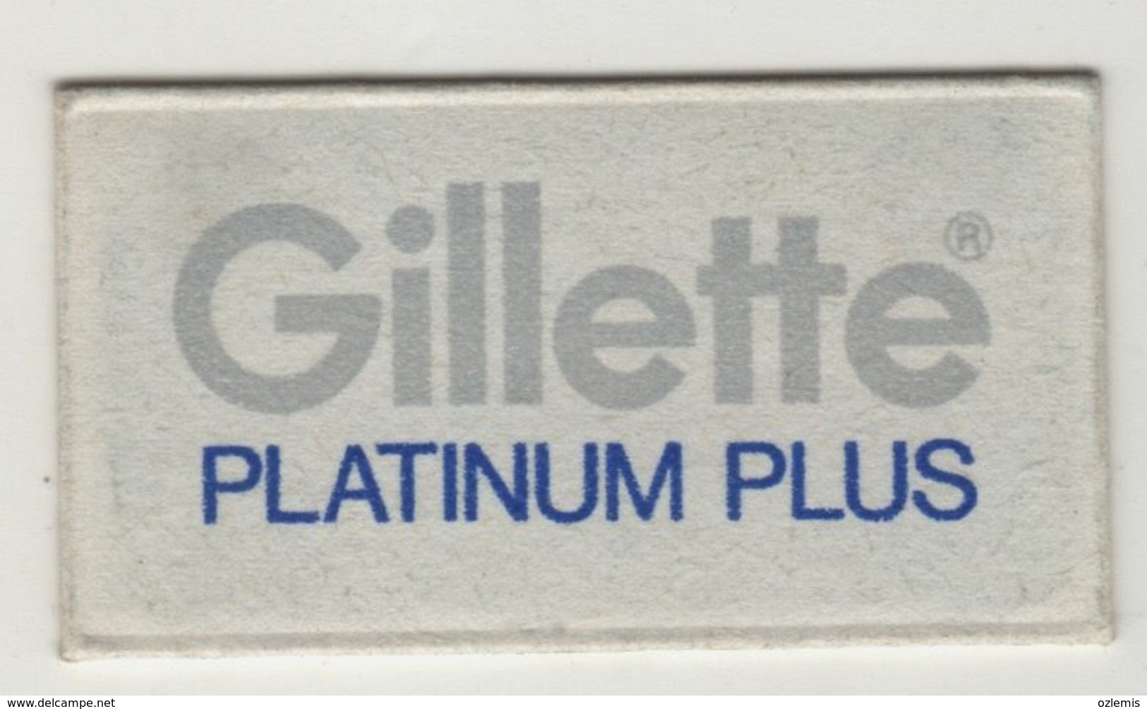 GILLETTE PLATINUM PLUS RAZOR  BLADE - Razor Blades