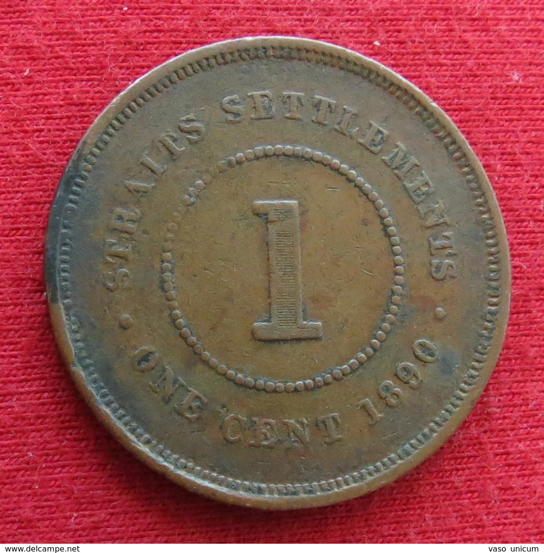 Straits Settlements 1 Cent 1890 - Andere - Azië