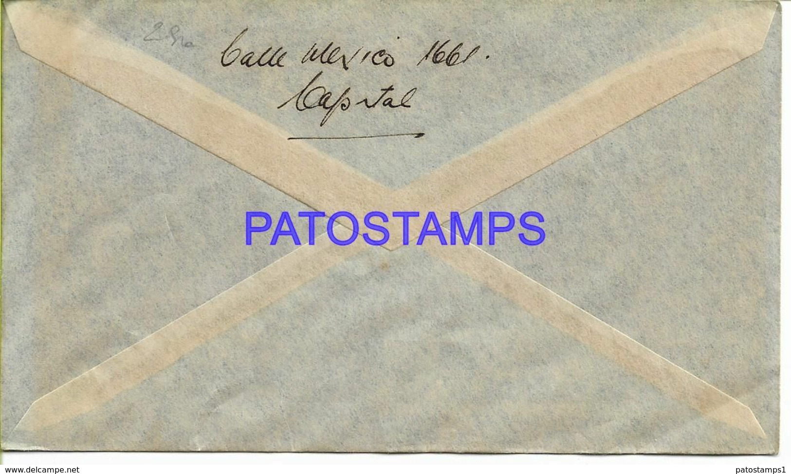 142419 ARGENTINA BUENOS AIRES COVER CANCEL 1º DIA DE EMISION YEAR 1947 CIRCULATED TO TEMPERLEY NO POSTCARD - Other & Unclassified