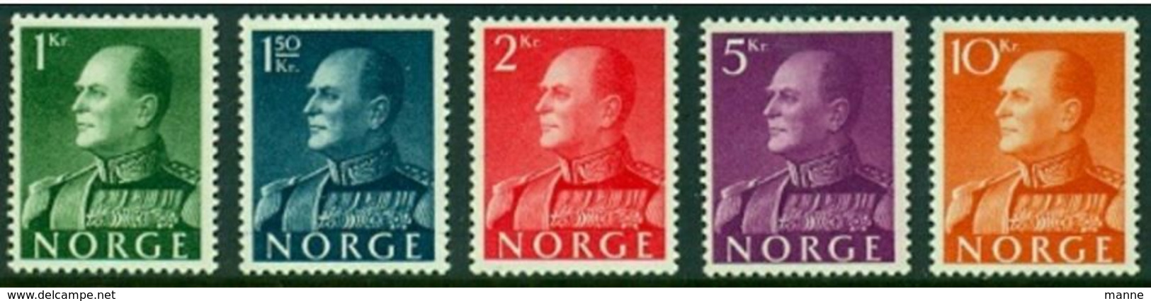 -Norway-1959-"King Olav V"-Mint (*) - Ungebraucht