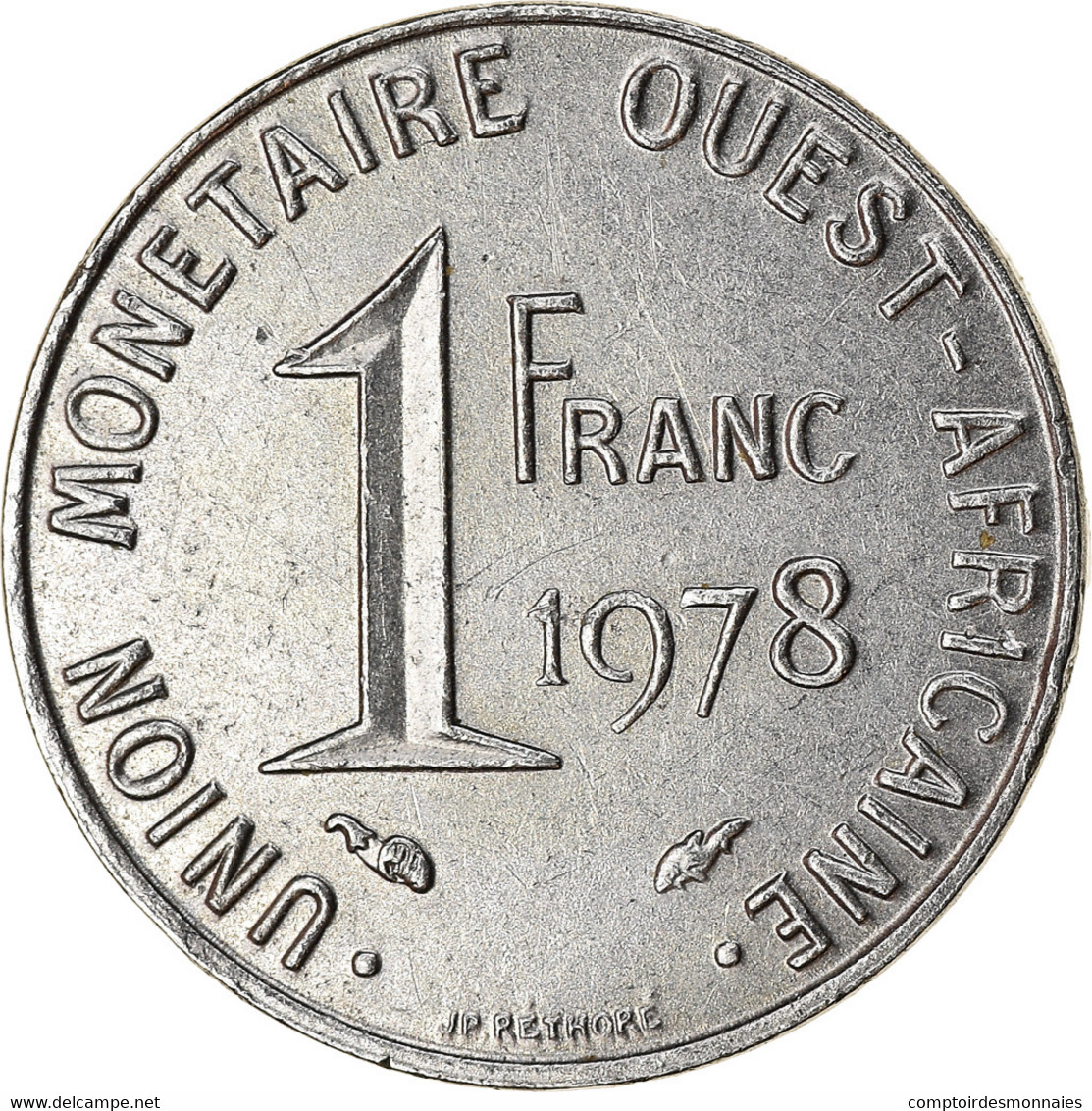 Monnaie, West African States, Franc, 1978, TTB, Steel, KM:8 - Ivoorkust