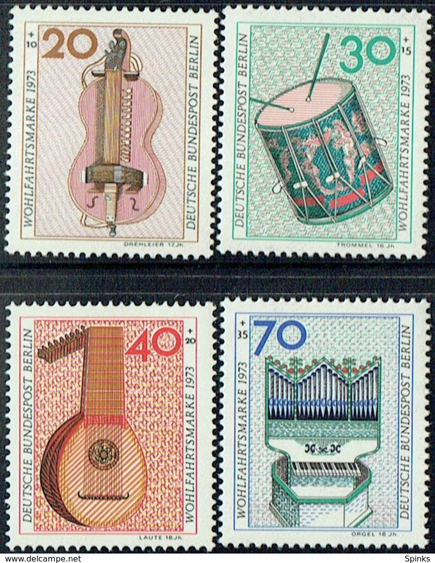 BERLIN 1973 Mi 459-462 MUH - Unused Stamps