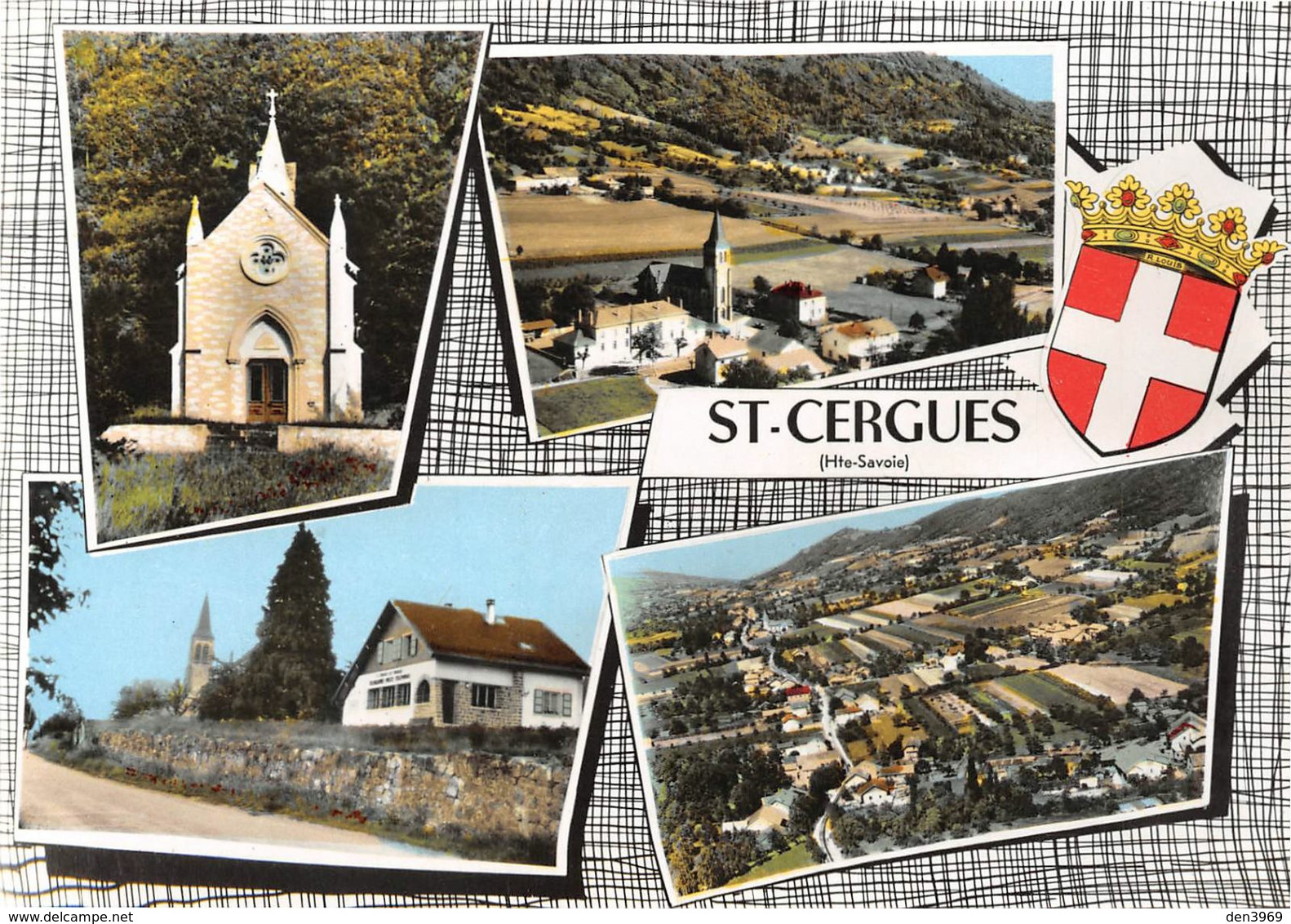 SAINT-CERGUES - Vues Multiples - Eglise - Blason Robert Louis - Saint-Cergues