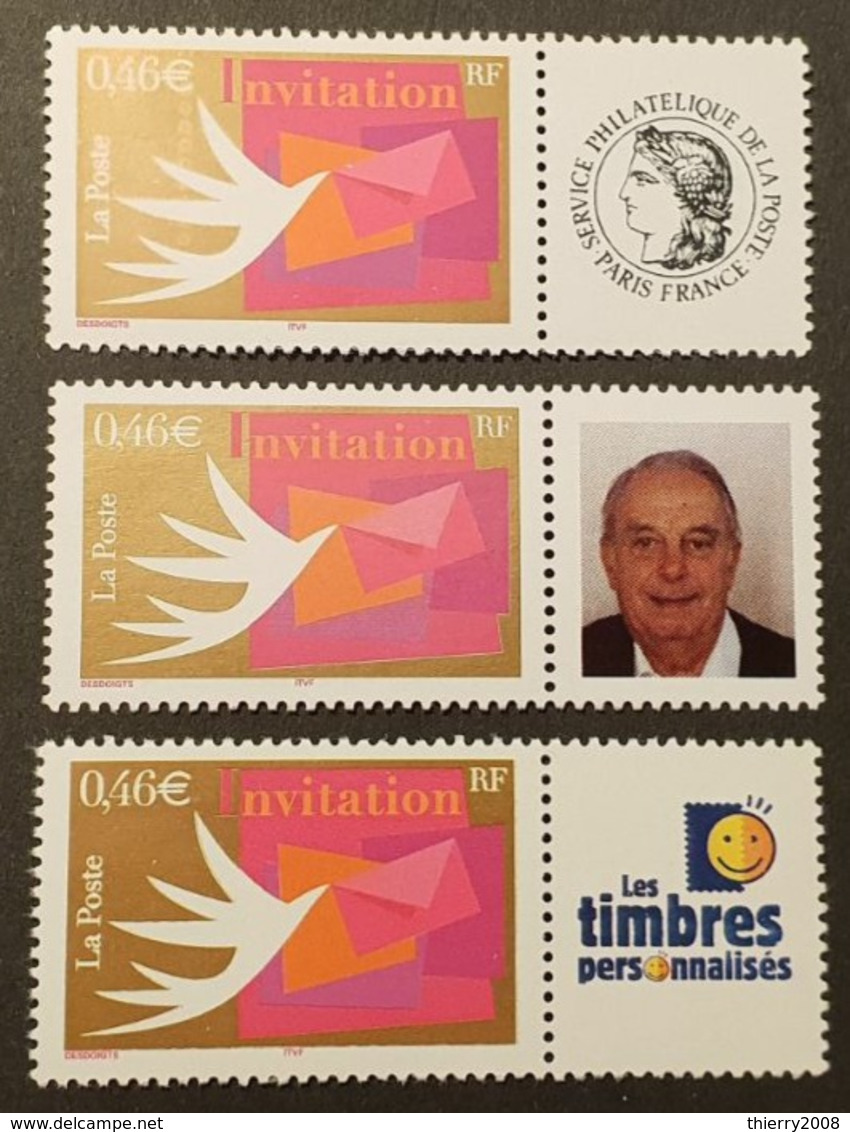 Timbres Personnalisés N° 3479A X3 Neuf **  TTB - Otros & Sin Clasificación