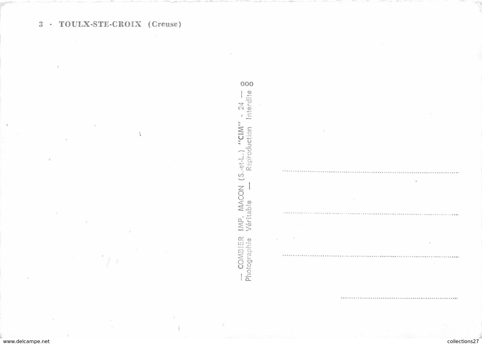 23-TOULX-SAINTE-CROIX- MULTIVUES - Other & Unclassified