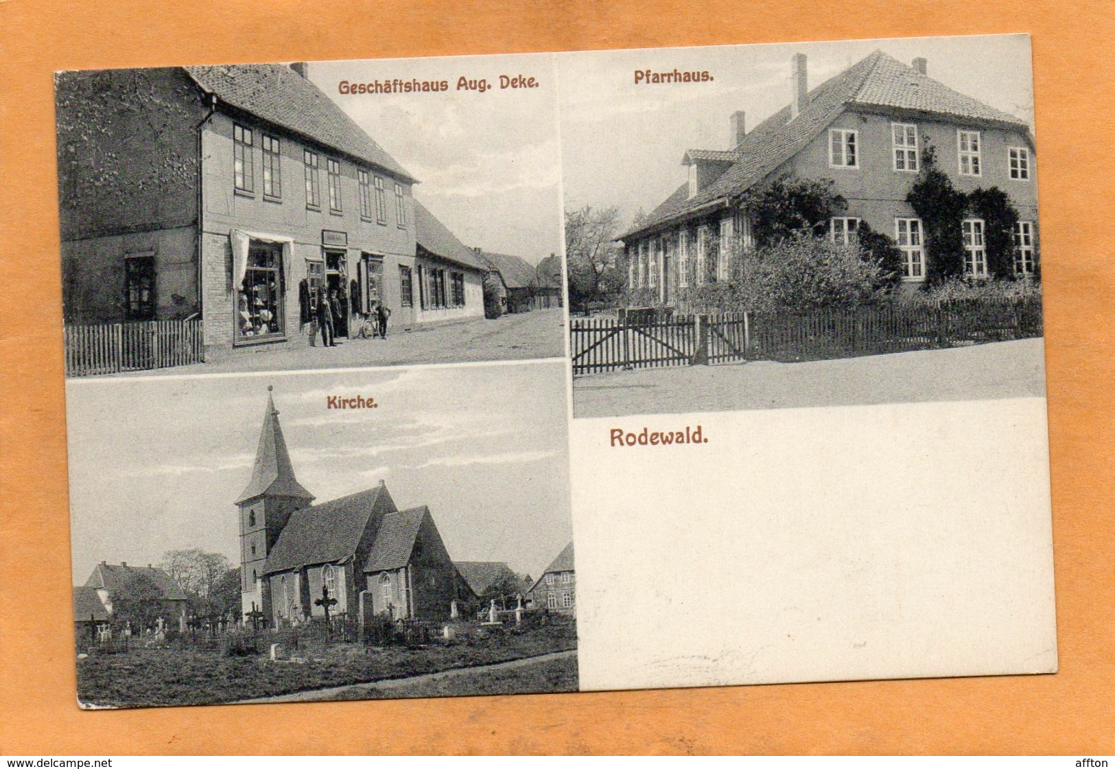 Rodewald Germany 1906  Postcard - Nienburg