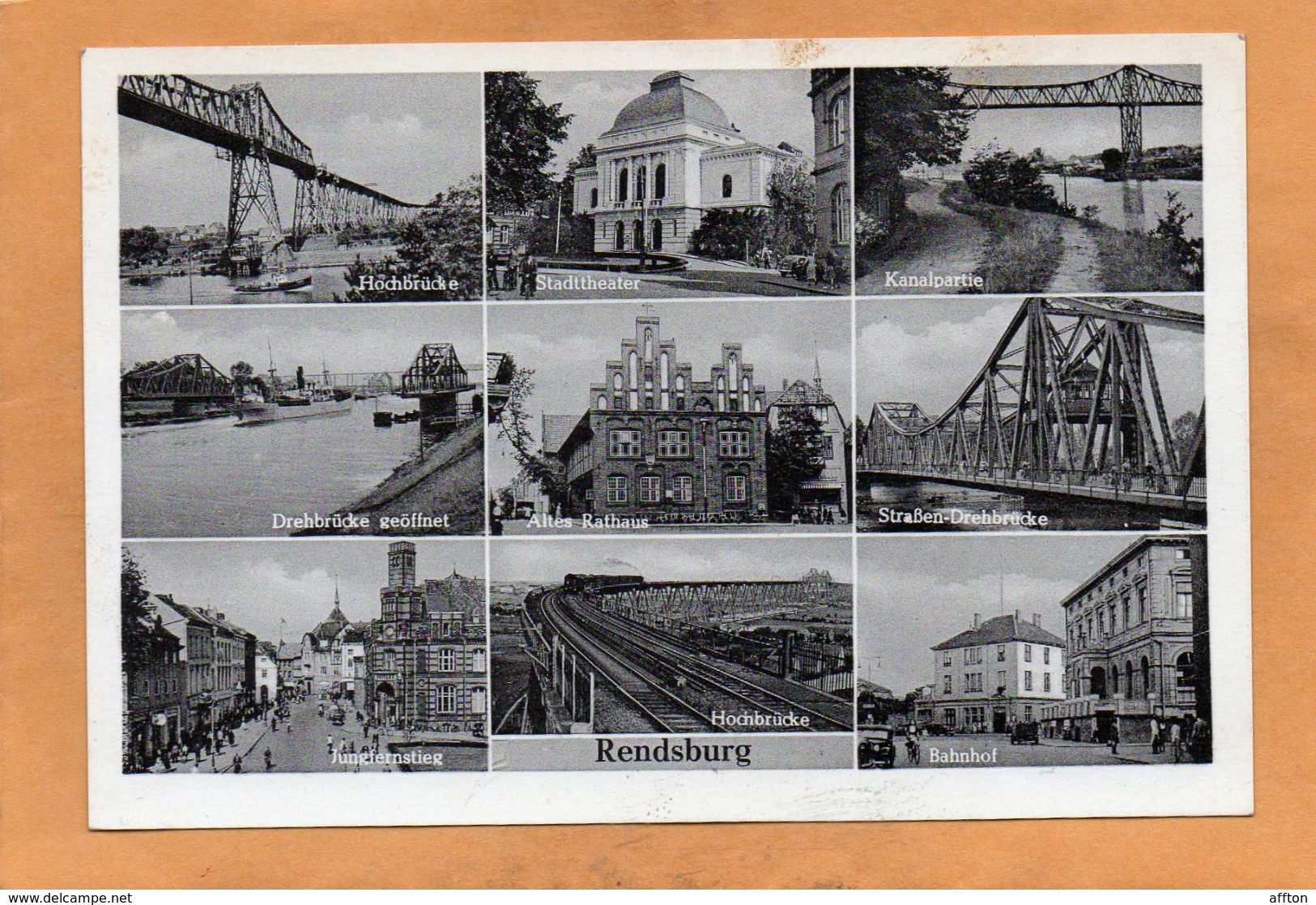 Rendsburg Germany 1940  Postcard - Rendsburg