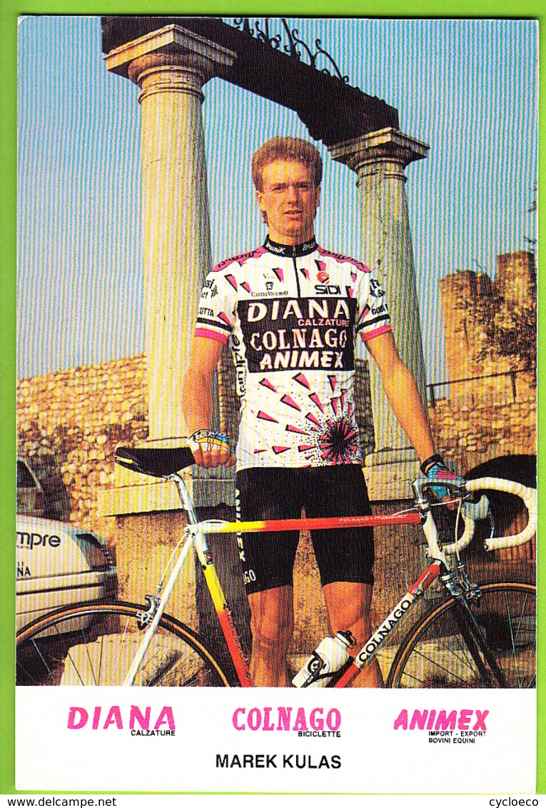 Marek KULAS  . 2 Scans. Cyclisme. Diana Colnago - Cycling