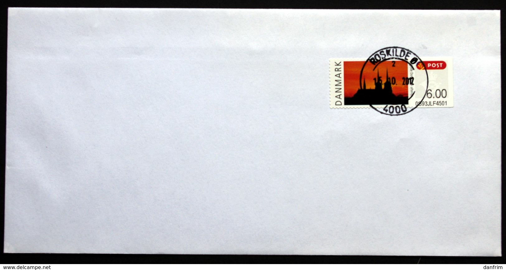 Denmark 2012  ATM/Frama Labels  MiNr.65    FDC  ( Lot  341  ) - Vignette [ATM]