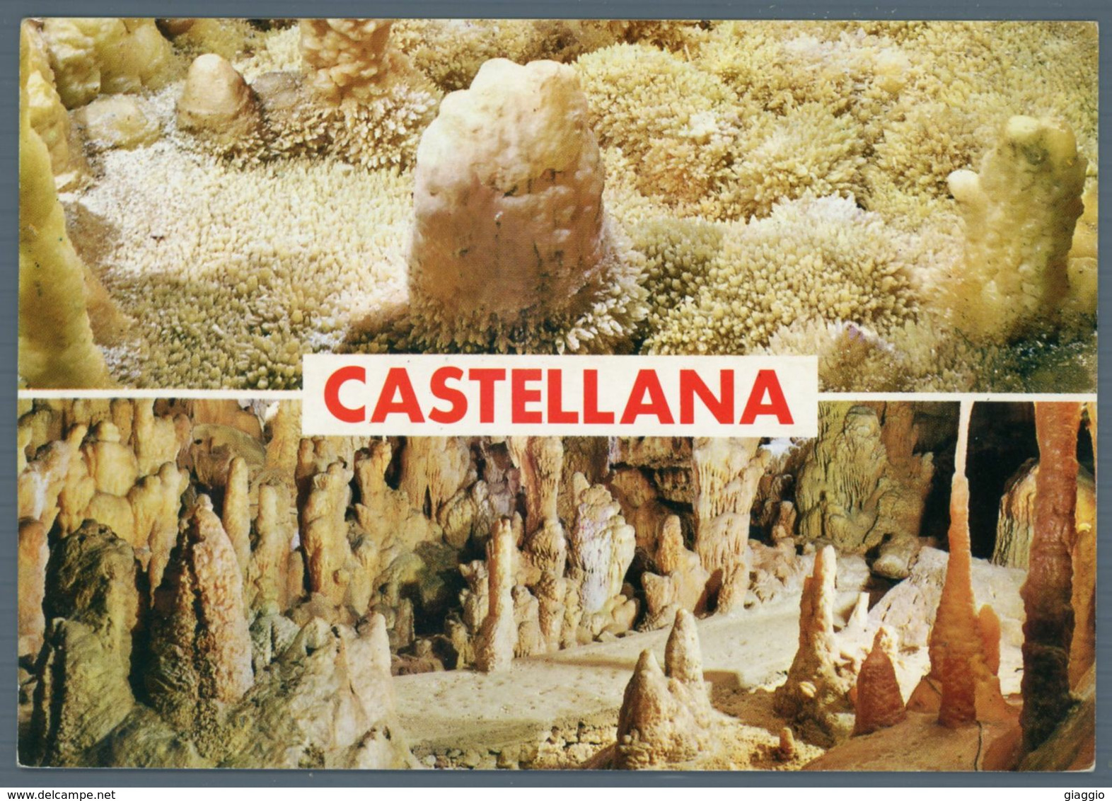 °°° Cartolina - Grotte Di Castellana Aiuola Di Cristalli Viaggiata °°° - Bari