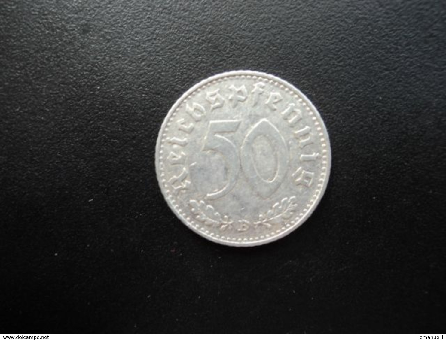 ALLEMAGNE * :  50 REICHSPFENNIG   1939 B    KM 96     SUP - 50 Reichspfennig