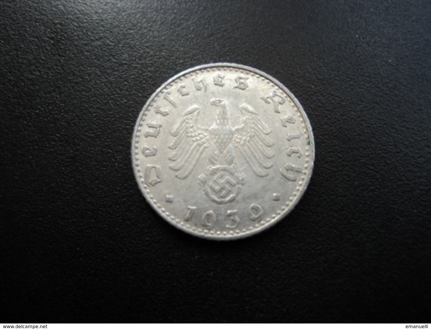 ALLEMAGNE * :  50 REICHSPFENNIG   1939 B    KM 96     SUP - 50 Reichspfennig