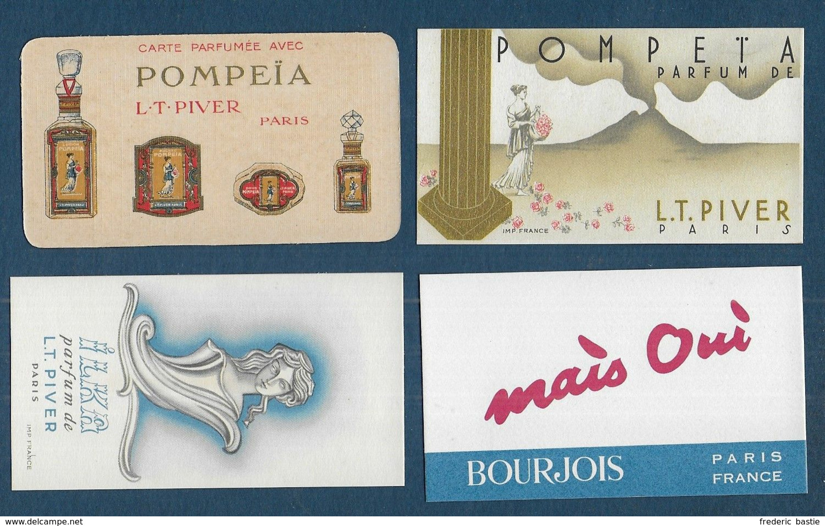 Lot De 4 Cartes Parfumées - Non Classés