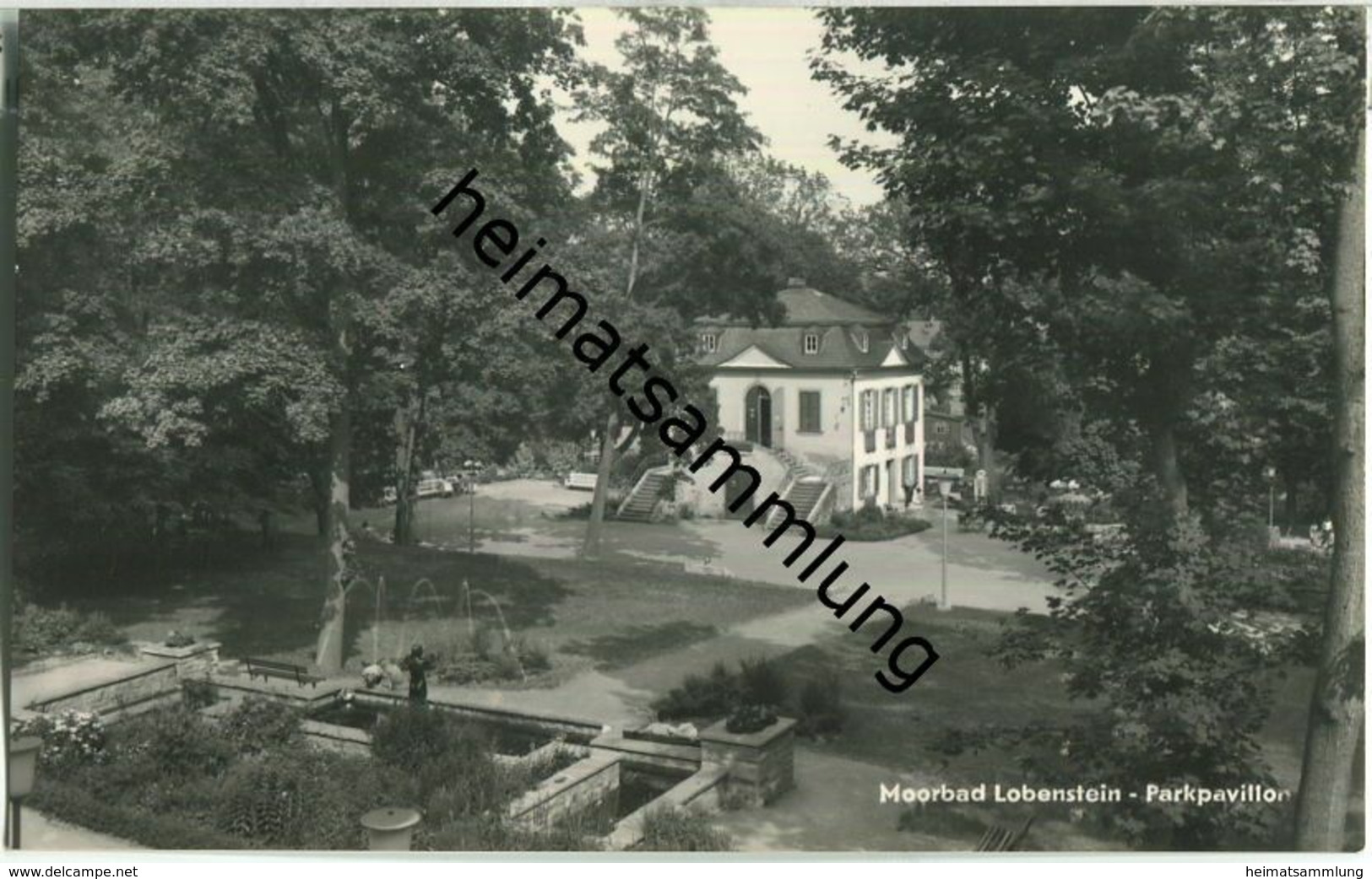 Lobenstein - Parkpavillon - Foto-Ansichtskarte - Verlag Foto-König Lobenstein - Lobenstein