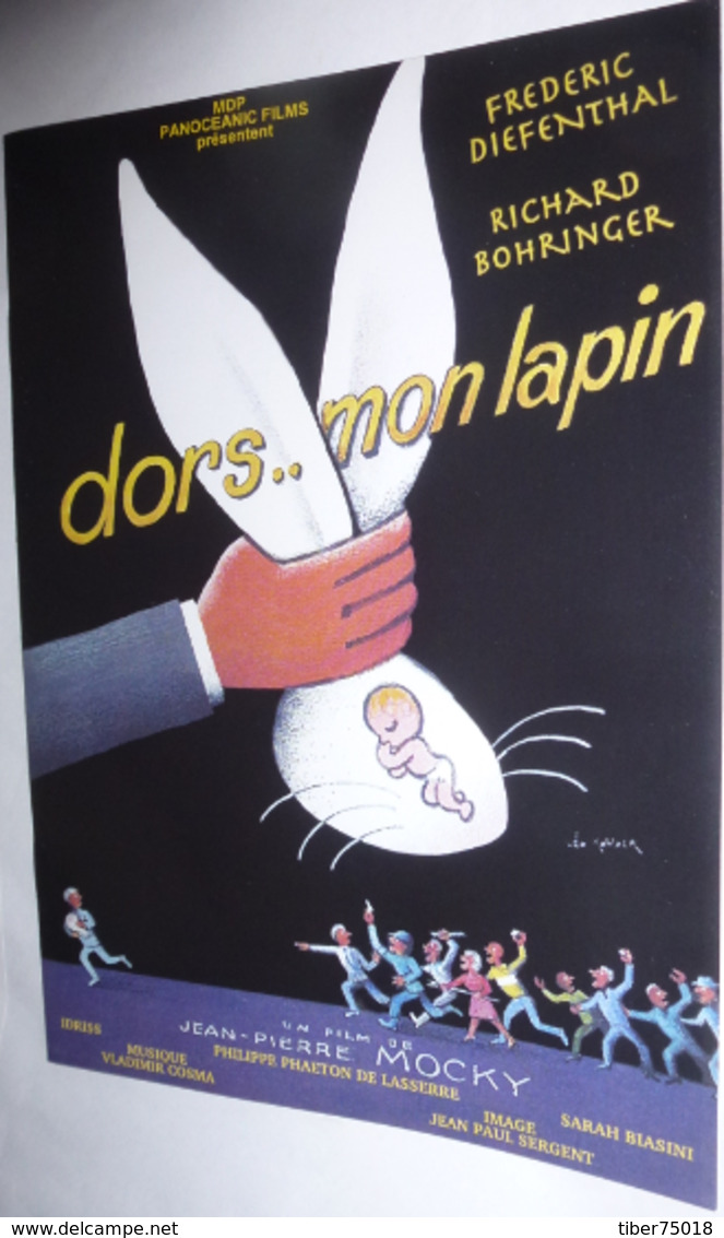 Programme (4 Pages - Format 15 X 21) Dors.. Mon Lapin (film De JP Mocky - Cinéma - Affiche) Illustration : Léo Kouper - Kouper