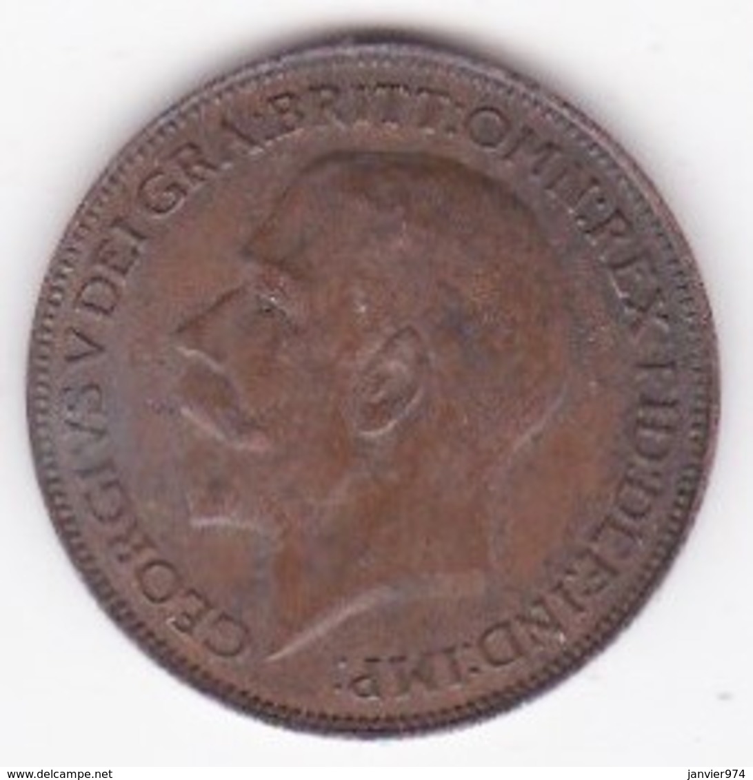 Grande-Bretagne. 1 Farthing 1924. George V - B. 1 Farthing