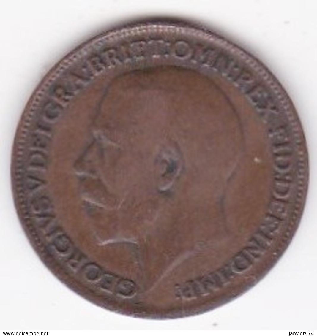 Grande-Bretagne. 1 Farthing 1915. George V - B. 1 Farthing