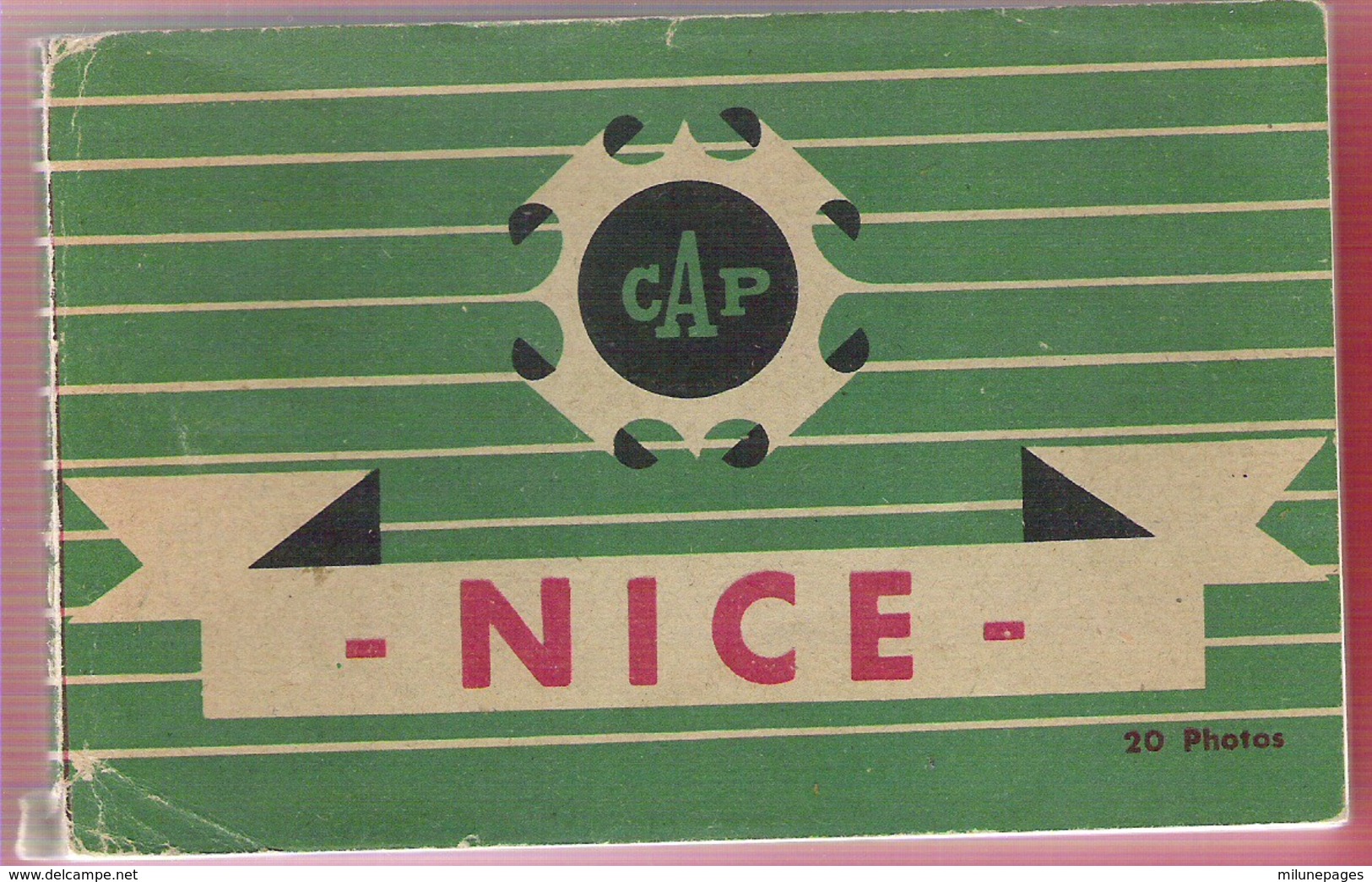 Alpes Maritimes Rare Carnet Complet De 20 Photo-cartes De NICE édition CAP - Sets And Collections