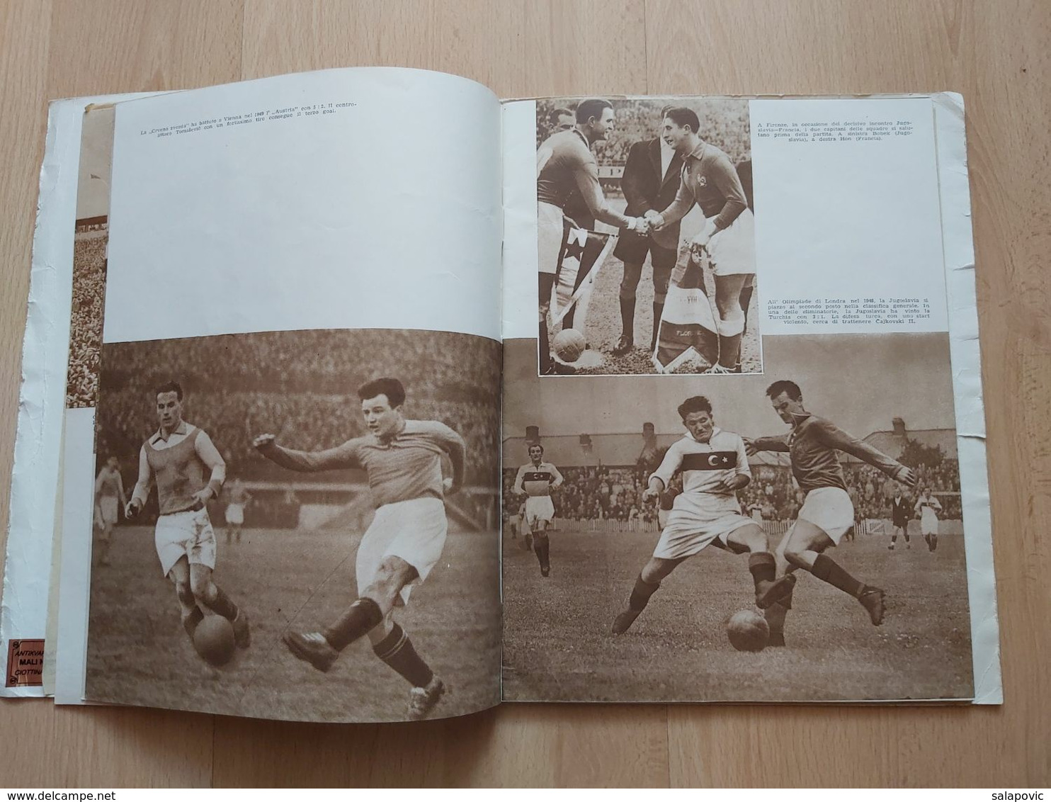 IL CALCIO JUGOSLAVO Football Ljubomir Vukadinovic 1950 - Livres