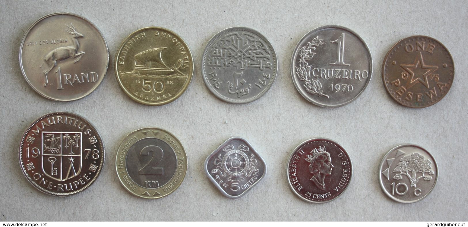 10 Monnaies Différentes - Lot N°5 - Lots & Kiloware - Coins