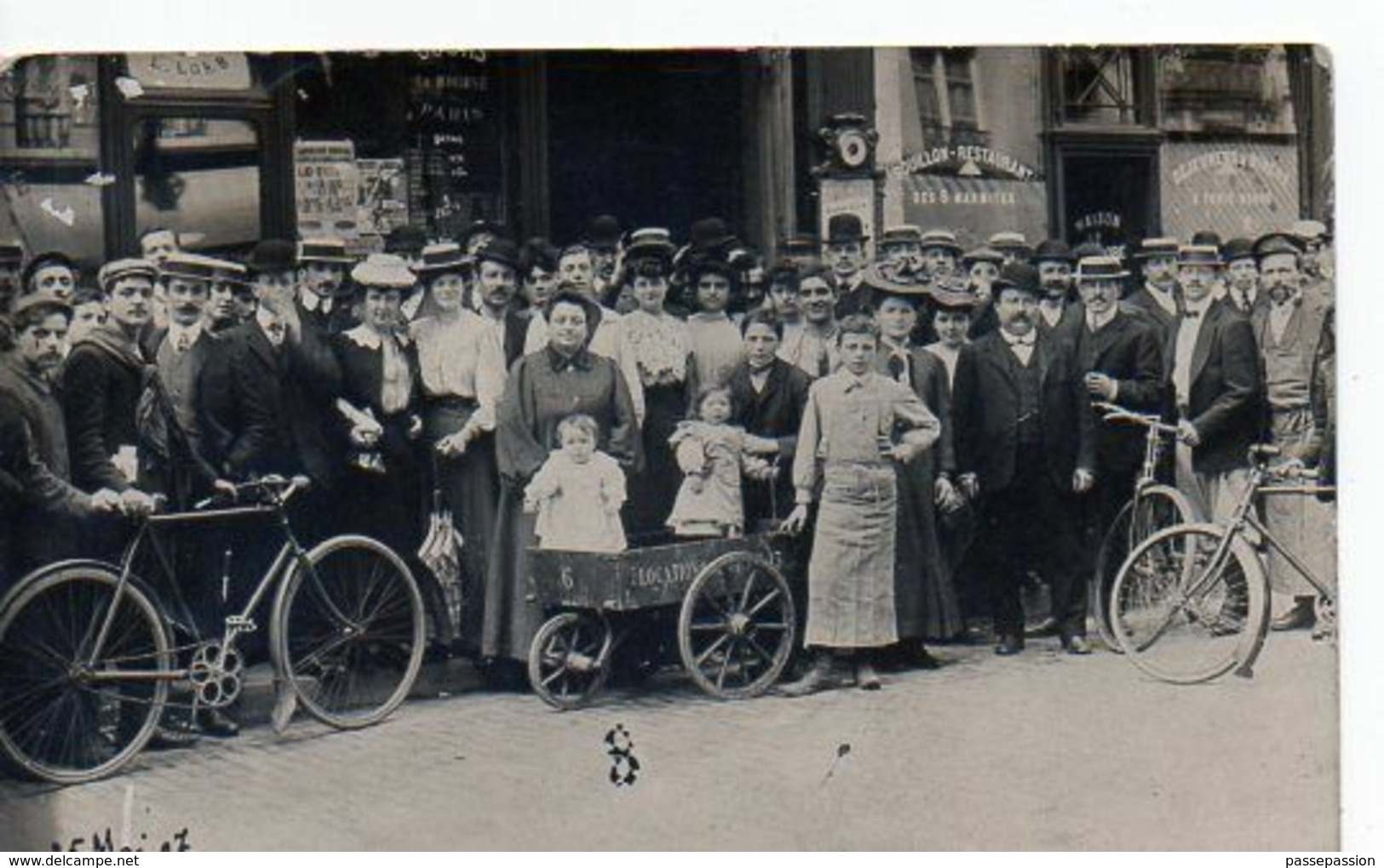 PARIS - Bouillon- Restaurant Des 8 Marmites - Ets L.LOEB - 25 Mai 1907 - Sonstige & Ohne Zuordnung