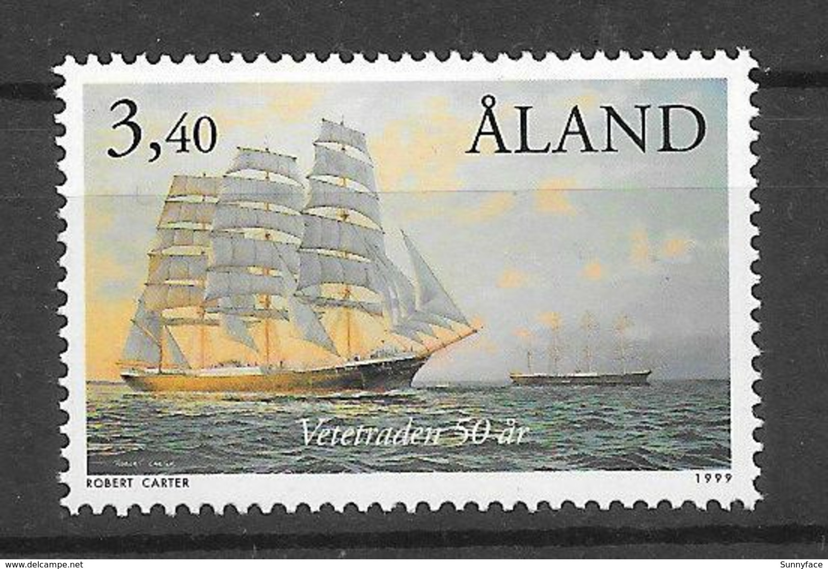 Aland Finland 1999 Wheat Trade 50 Years ** Sailing Ship Boat Voilier Segelboot Unused Postfrisch Neuf - Aland