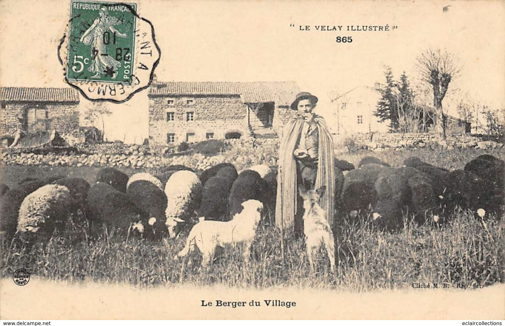 Non Localisé-Divers        43       Velay Illustré. Le Berger Du Village    (voir Scan) - Autres & Non Classés