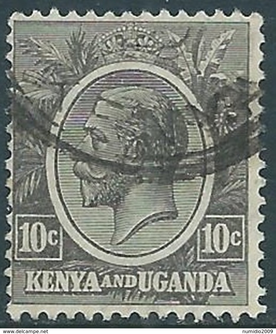 1912-21 BRITISH EAST AFRICA KENYA AND UGANDA USED SG79 - RD4-7 - Kenya & Ouganda