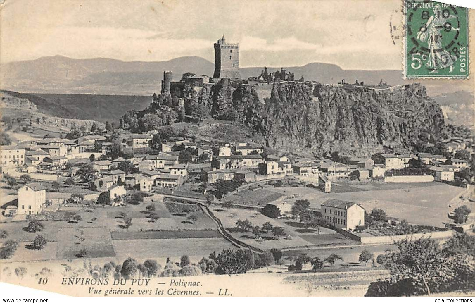 Polignac         43        Vue Générale Vers Les Cévennes   3         (voir Scan) - Andere & Zonder Classificatie