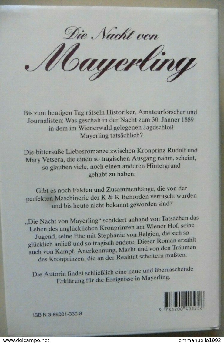 Die Nacht Von Mayerling - Von Ingenheim - Kronprinz Rudolph Von Österreich - Biografieën & Memoires