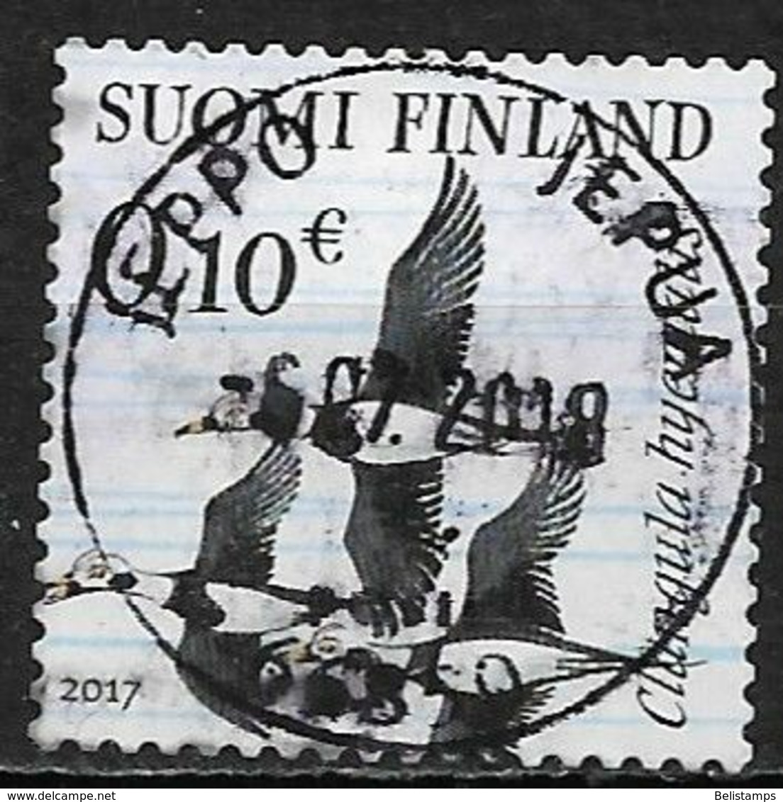 Finland 2017. Scott #1538a (U) Artic Birds, Clangula Hyemalis - Used Stamps