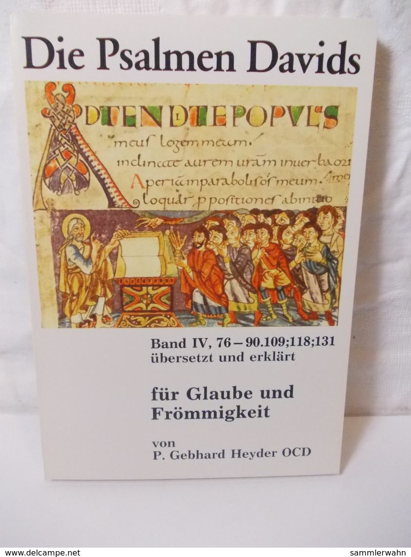 Die Psalmen Davids Band 1 bis 5 alle 150 Psalmen übersetzt und erklärt P. Gebhard Heyder  Regensburg 1980/85