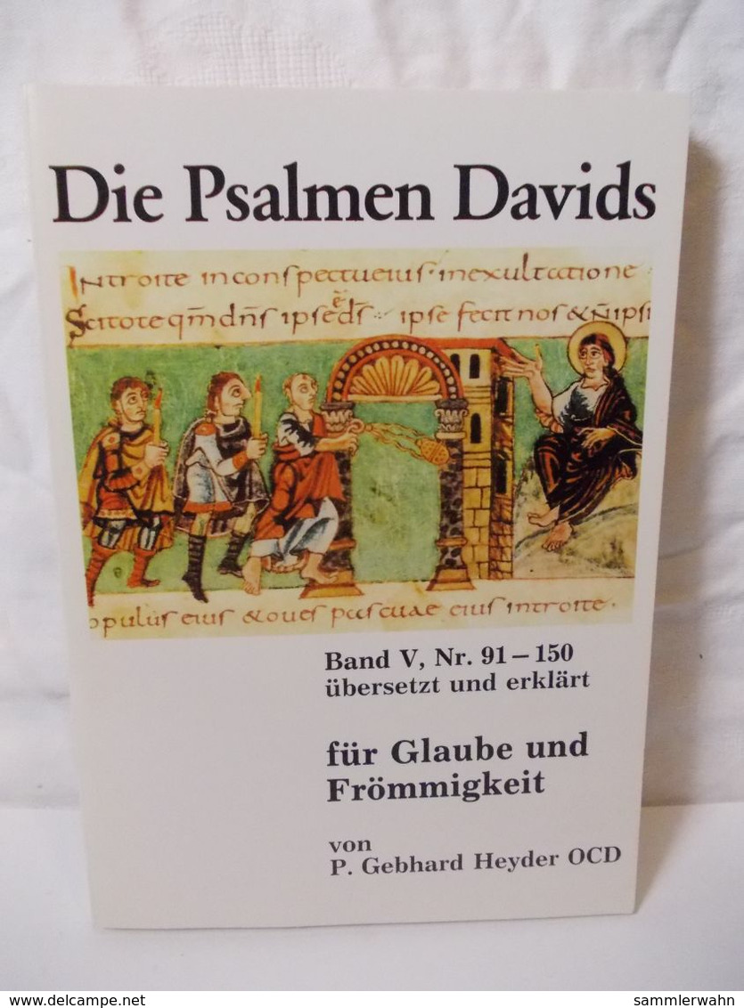 Die Psalmen Davids Band 1 bis 5 alle 150 Psalmen übersetzt und erklärt P. Gebhard Heyder  Regensburg 1980/85