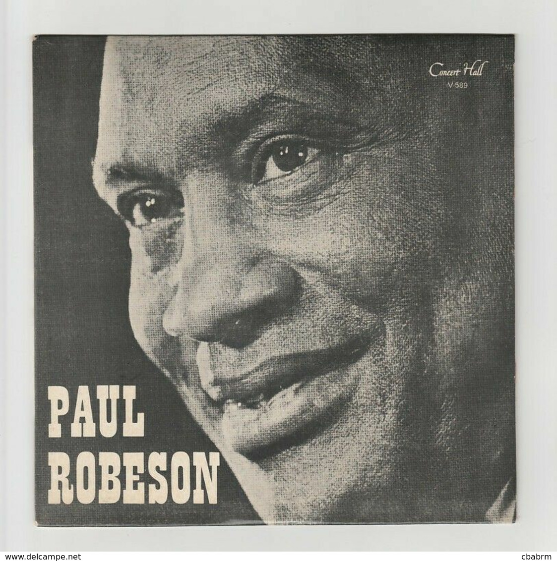 EP 45 TOURS PAUL ROBESON SWING LOW SWEET CHARIOT En 1972 CONCERT HALL V 589 - Blues