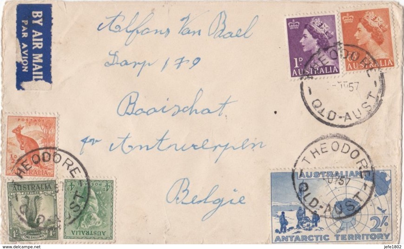 Australia - Letter To Booischot (Belgium) By Air Mail - Covers & Documents