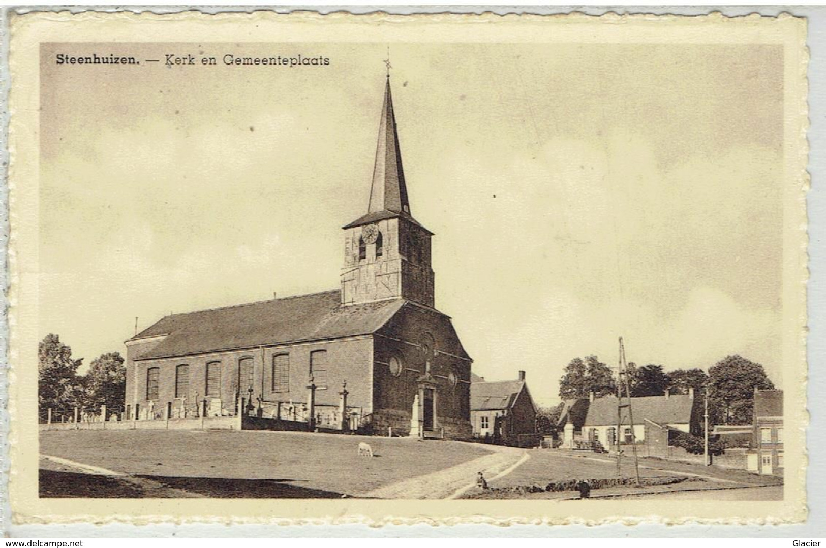 Steenhuizen - Herzele - Kerk En Gemeenteplaats - Herzele