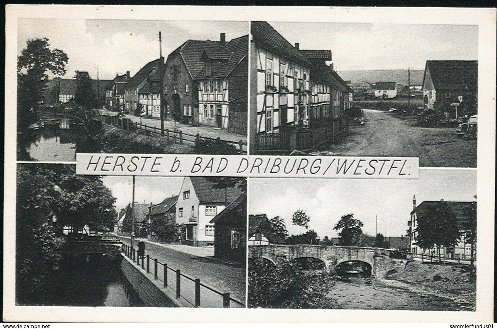 AK/CP  Herste  Bad Driburg    Höxter          Ungel/uncirc. Ca. 1940    Erhaltung/Cond. 1- / 2    Nr. 01177 - Hoexter