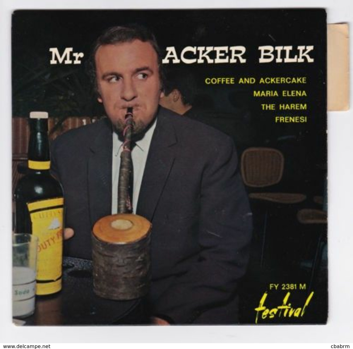 EP 45 TOURS Mr ACKER BILK COFFEE AND ACKERCAKE FESTIVAL FY 2381 M Languette 1964 - Jazz