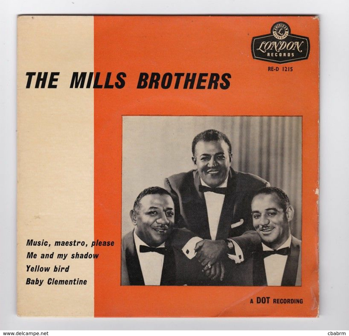 EP 45 TOURS THE MILLS BROTHERS MUSIC MAESTRO PLEASE RE-D 1215 LONDON RECORDS - Jazz