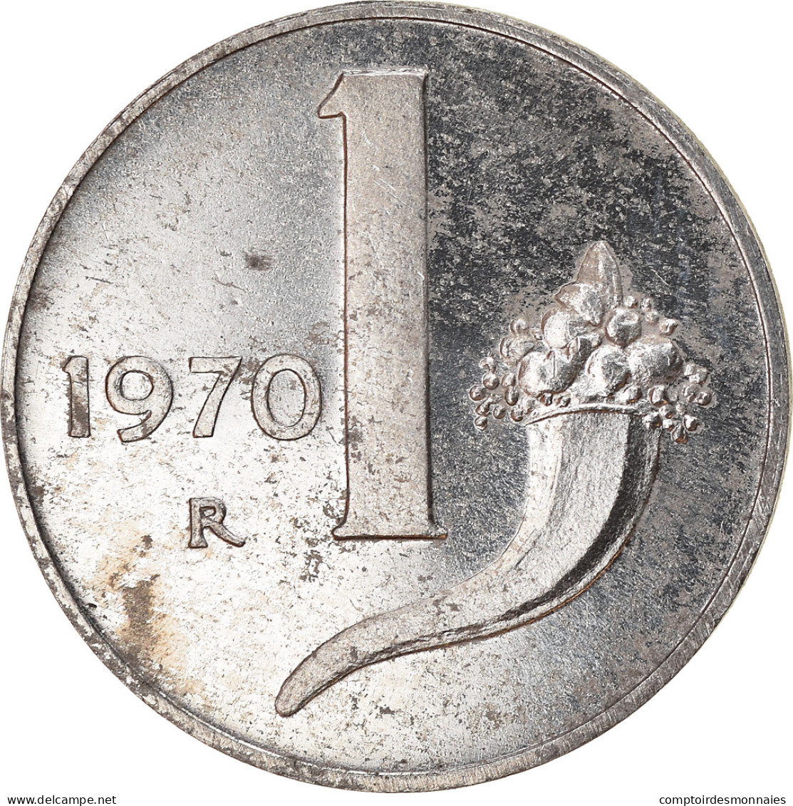 Monnaie, Italie, Lira, 1970, Rome, TB+, Aluminium, KM:91 - 1 Lira